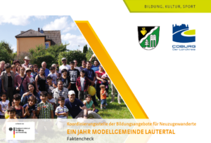Deckblatt des Faktenchecks der Koordinierungsstelle der Bildungsangebote für Neuzugewanderte: Ein Jahr Modellgemeinde Lautertal.